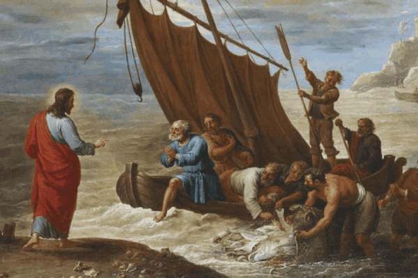 Jesús Resucitado se aparece en Tiberíades